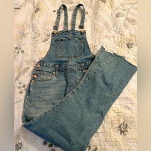 Women's Denim Overalls - Universal Thread Medium Wash (4)
